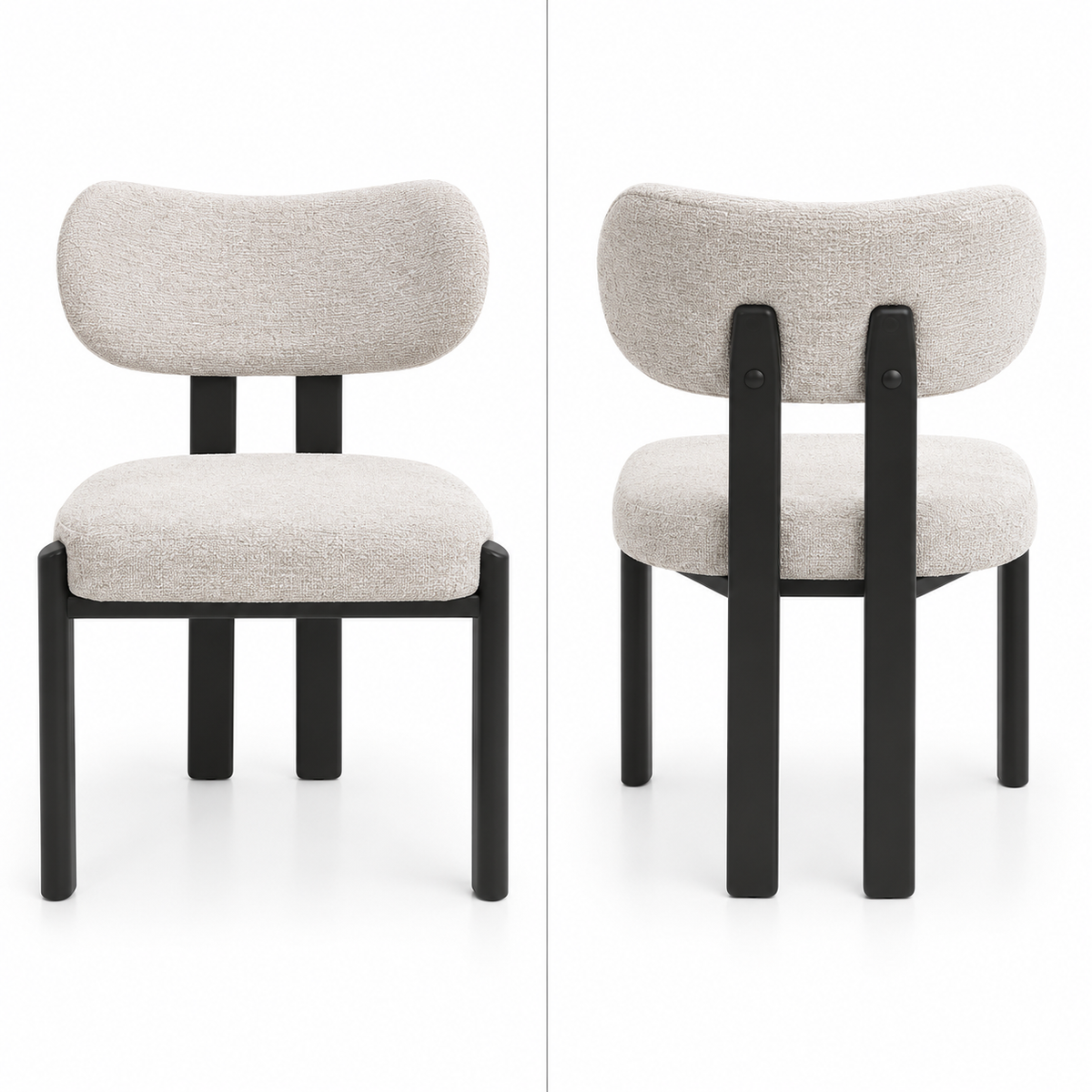 Chaise HERA laine bouclé