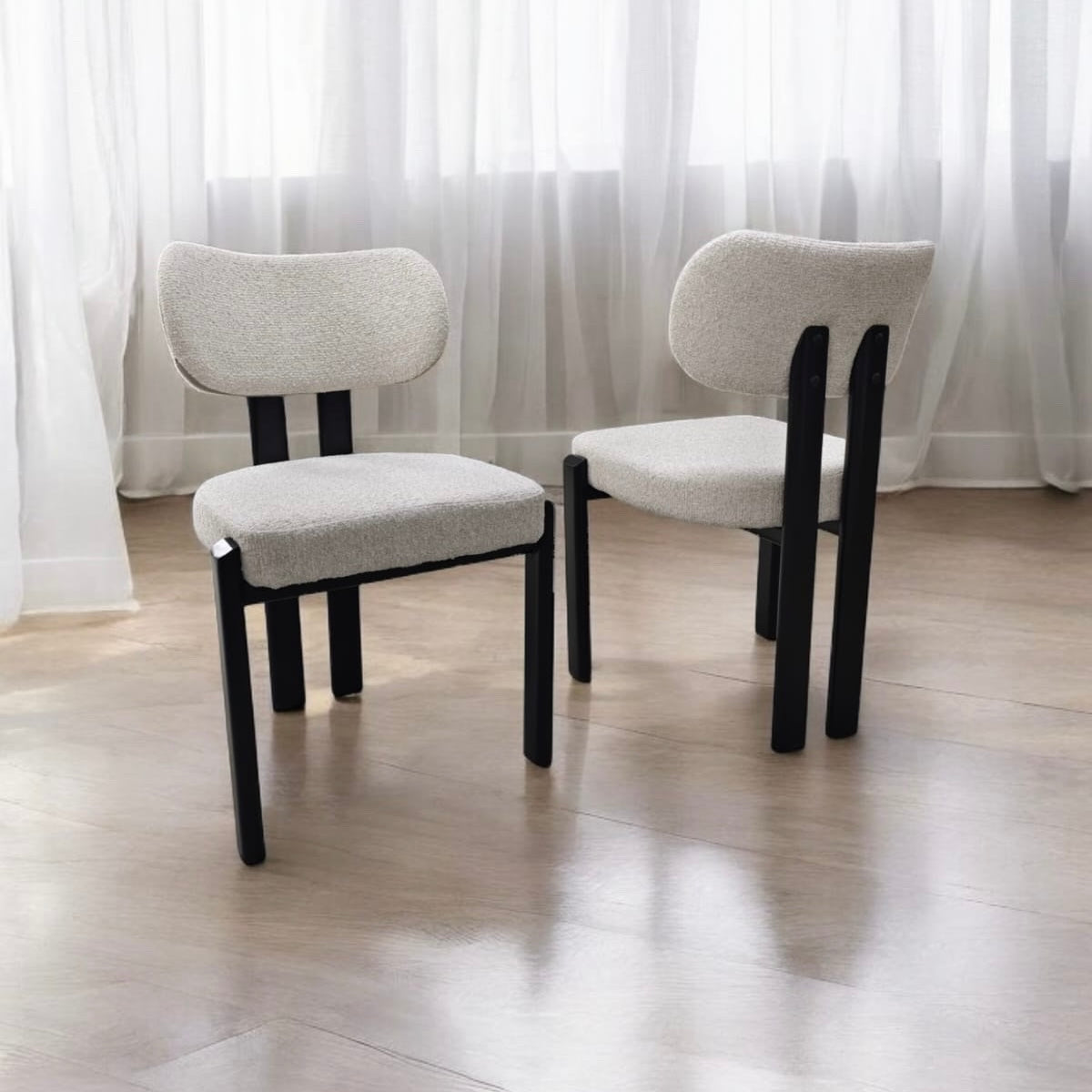 Chaise HERA laine bouclé