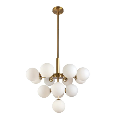 Lustre Boule dorée