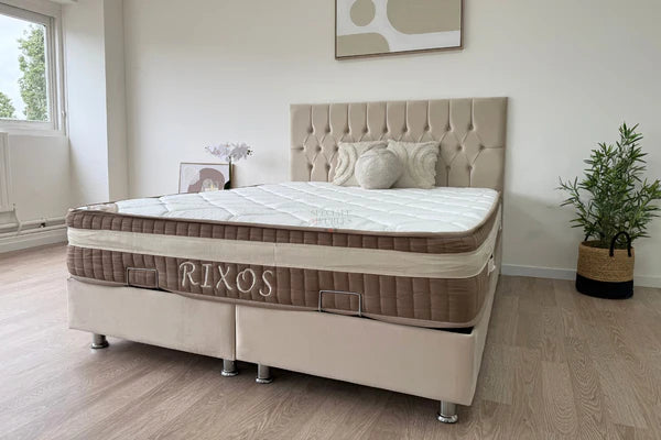 Lit coffre Hugo velours