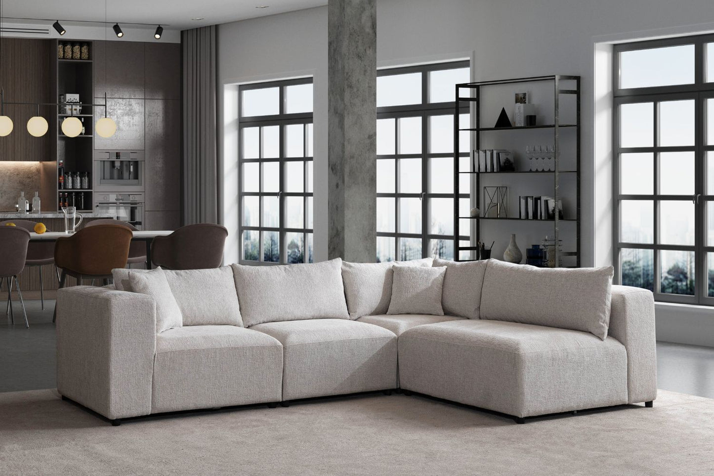 Canape Azra Modulable chenille