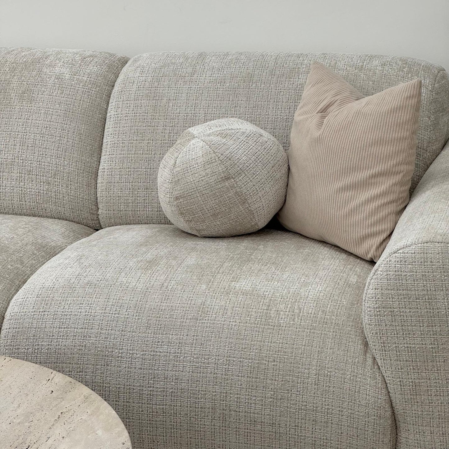 Canapé CLOUD Tissu Marbella Crème