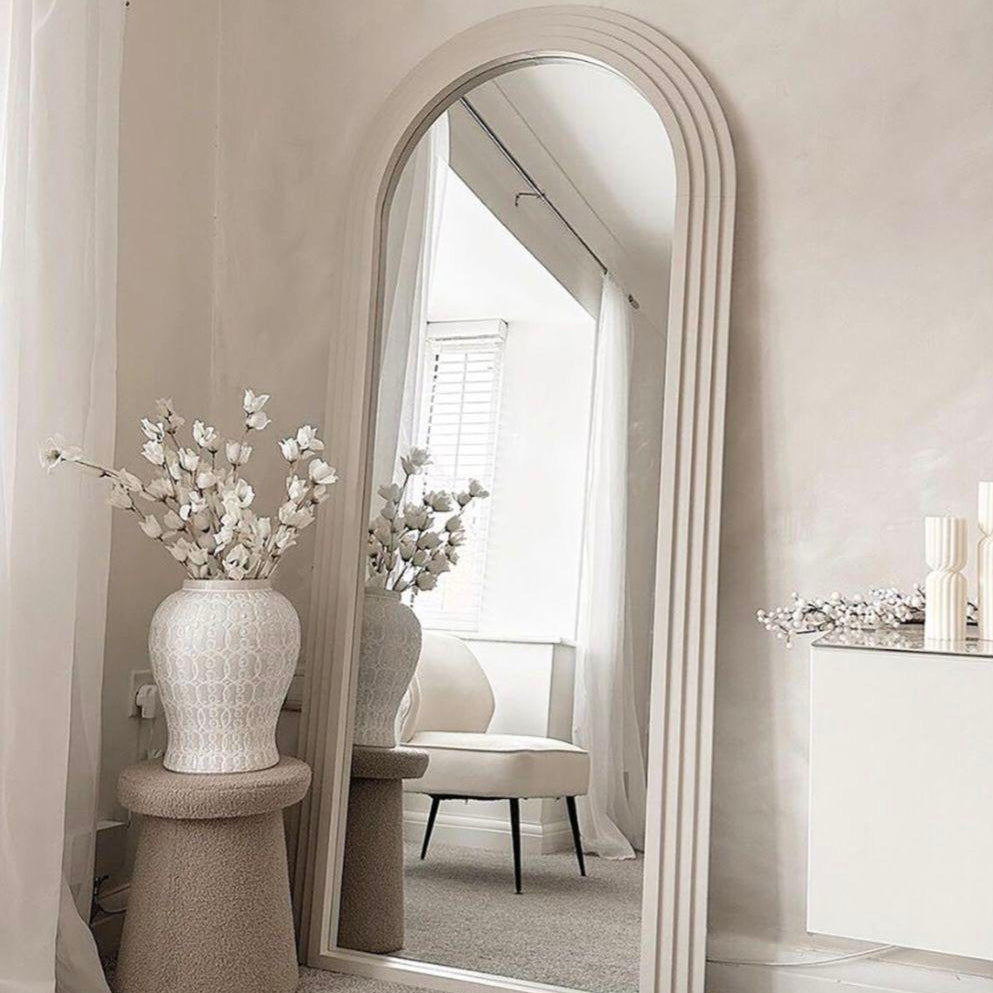 Miroir Arche beige
