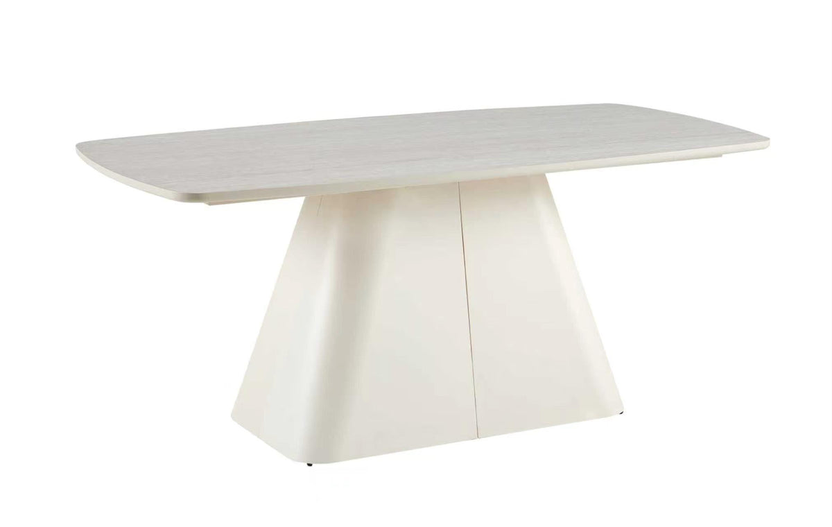 Table à manger Neige rectangle