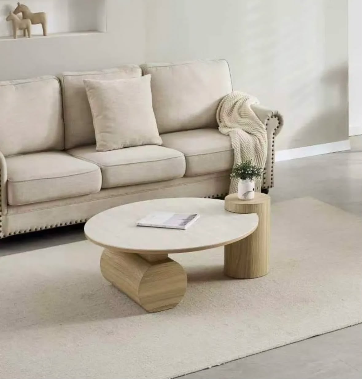 Table basse Rondin