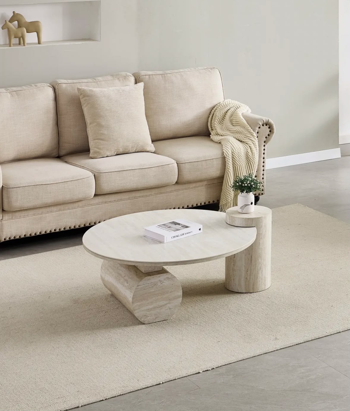 Table basse Rondin