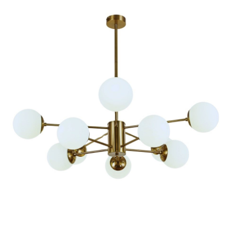 Lustre Boule dorée
