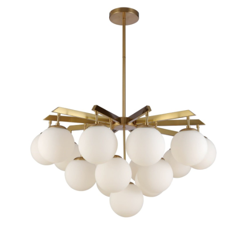 Lustre Boule dorée