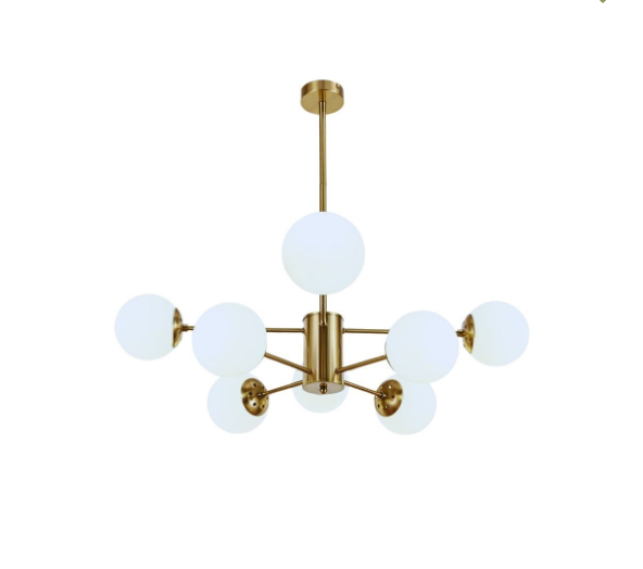 Lustre Boule dorée