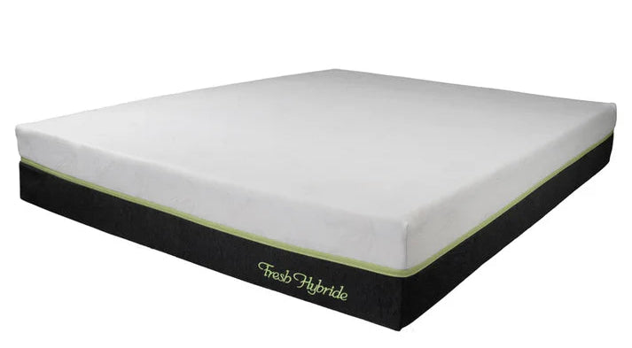 Matelas Fresh Hybride Aloe Vera Angels Mattress - Hybride 27 cm, Confort 5 Zones, Tissu Aloe Vera Lavable