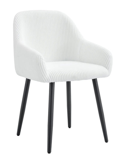 Chaise Peach côtelée