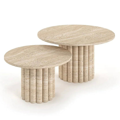 Table basse Gigogne en travertin