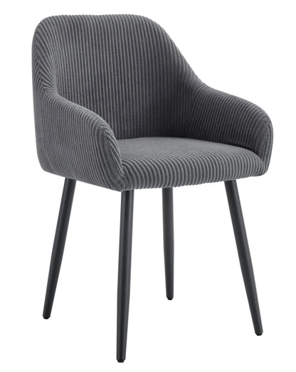 Chaise Peach côtelée