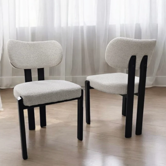 Destockage pack 2 chaises Herra noir