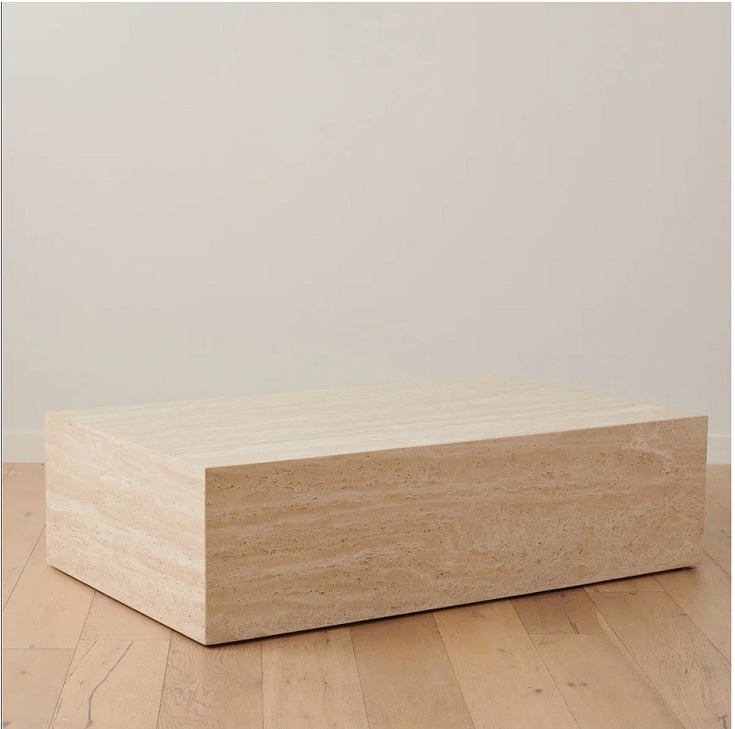 Table basse bloc Marbre noir labrador (Copie)