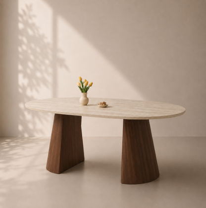 Table à manger Alba extensible