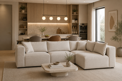 Canapé modulable Azra chenille