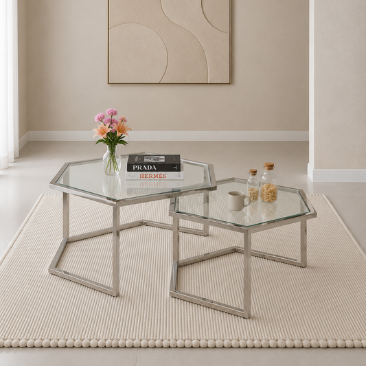 Table basse Gigogne Hexagona