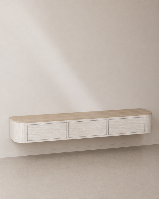 Meuble TV Lotus suspendu
