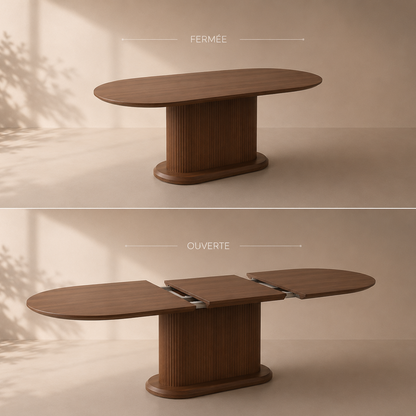 Table à manger Vanessa extensible