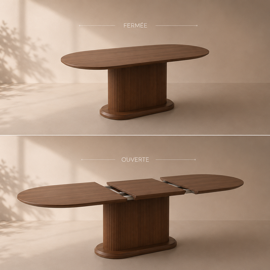 Table à manger Vanessa extensible