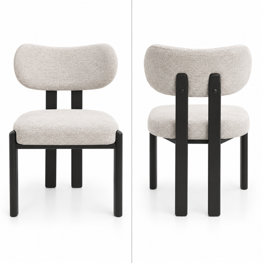 Chaise HERA laine bouclé