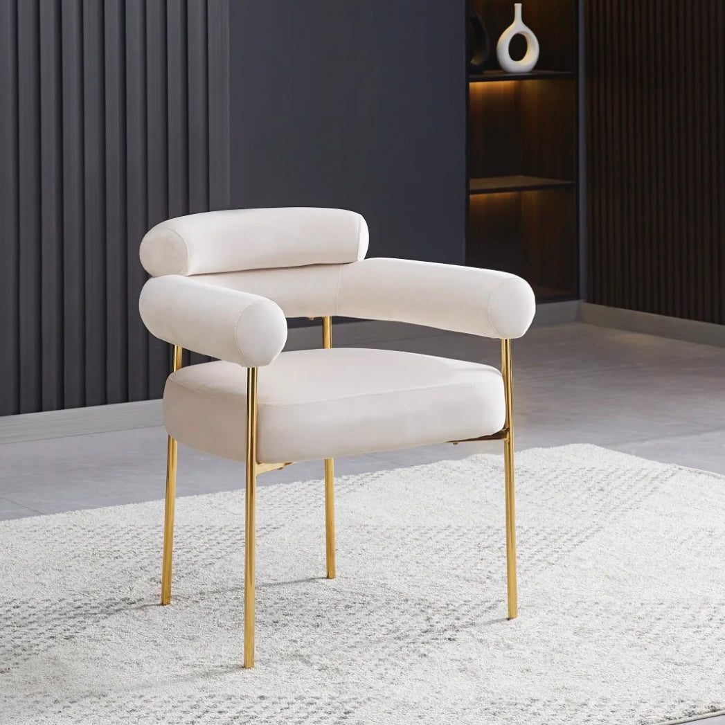Chaise bulle velours