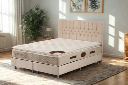 Lit coffre Hugo velours