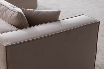 Canape Elégance Velours Beige