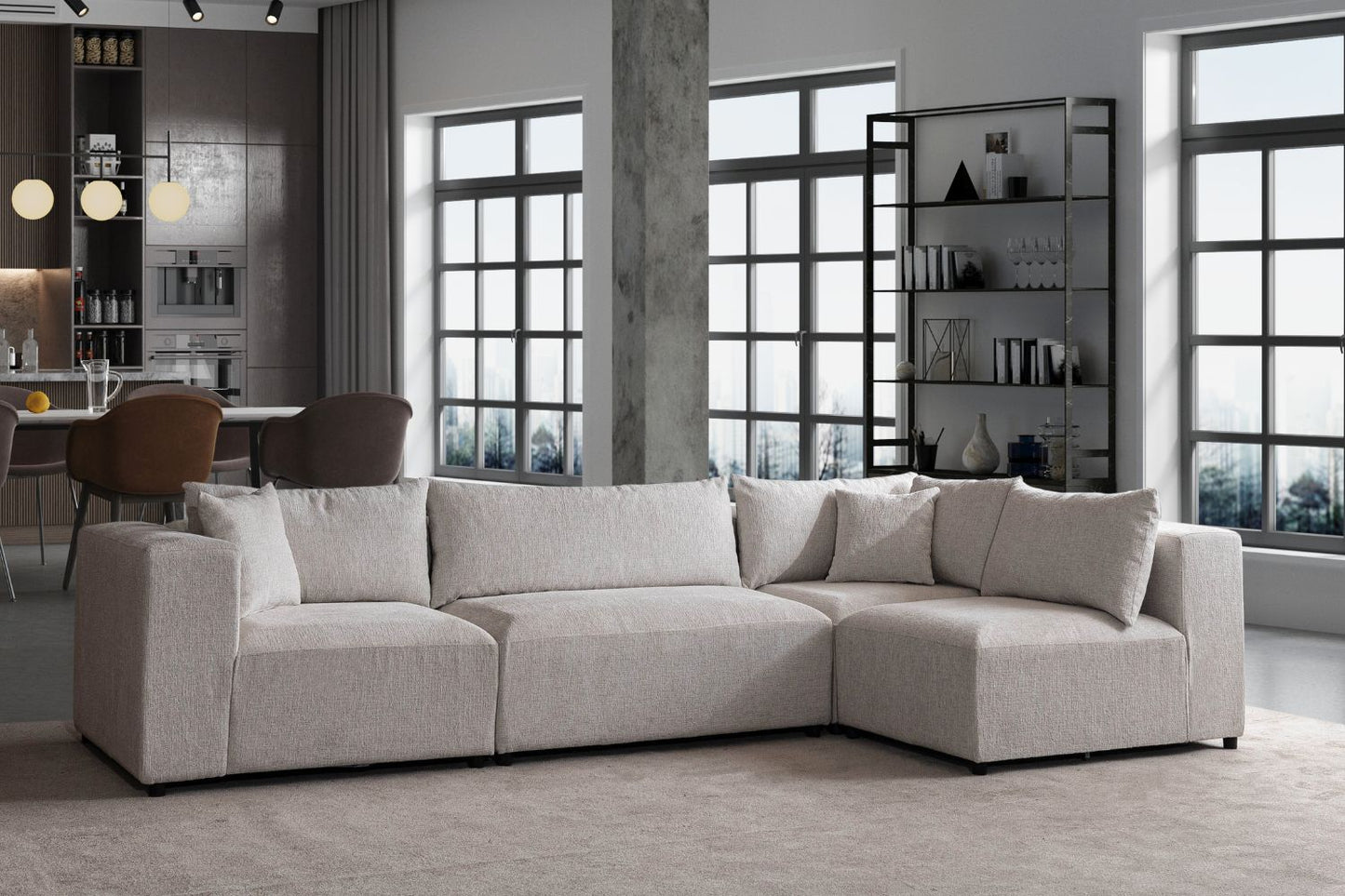 Canape Azra Modulable chenille