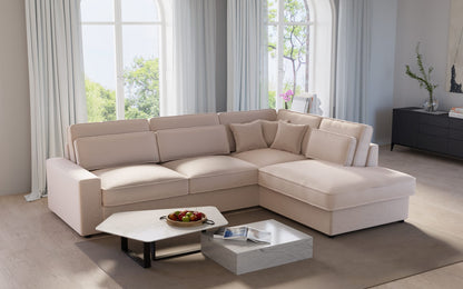 Canape Bristol Velours Beige