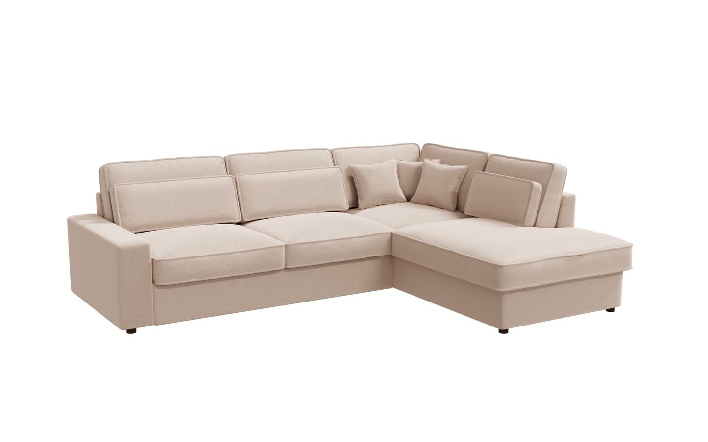 Canape Bristol Velours Beige