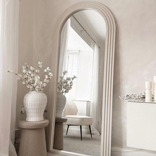 Miroir Arche beige