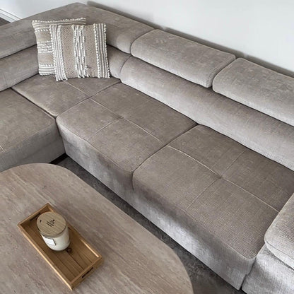 Canape Toulouse convertible/coffre tissu Marbella