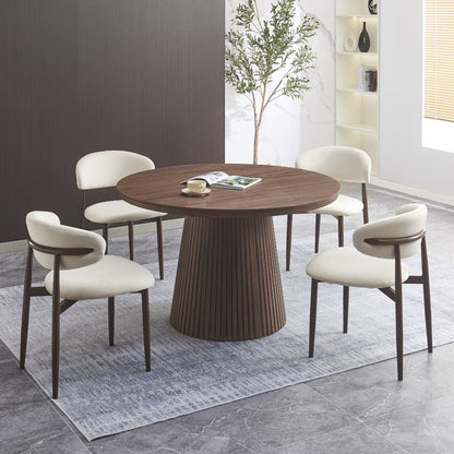 Table à manger RONDE extensible