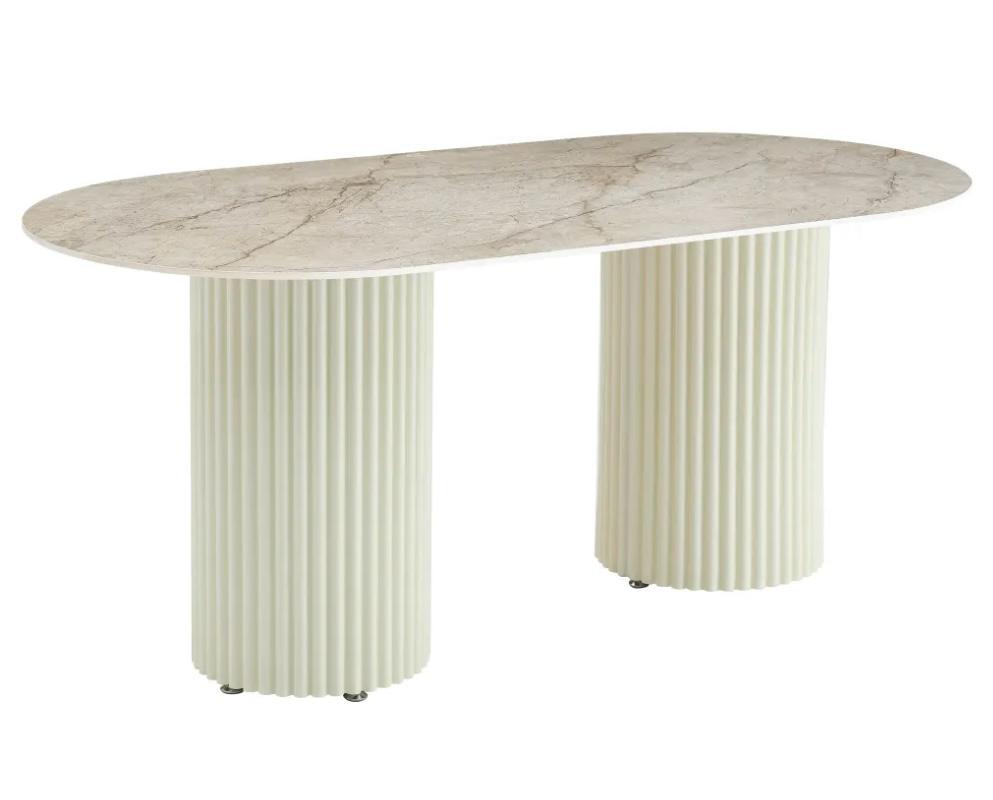 Table à manger Keysha brillant