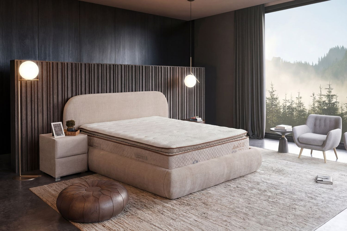 Lit Coffre TENERIF Marbella Beige