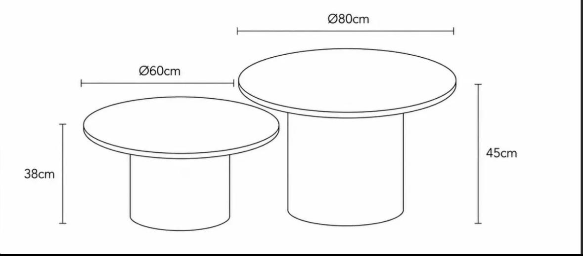 Table basse Cercle