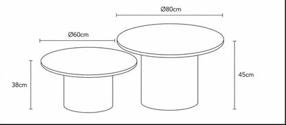 Table basse Cercle