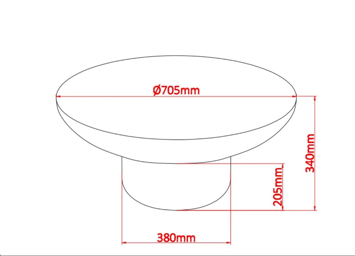 Table basse Galet