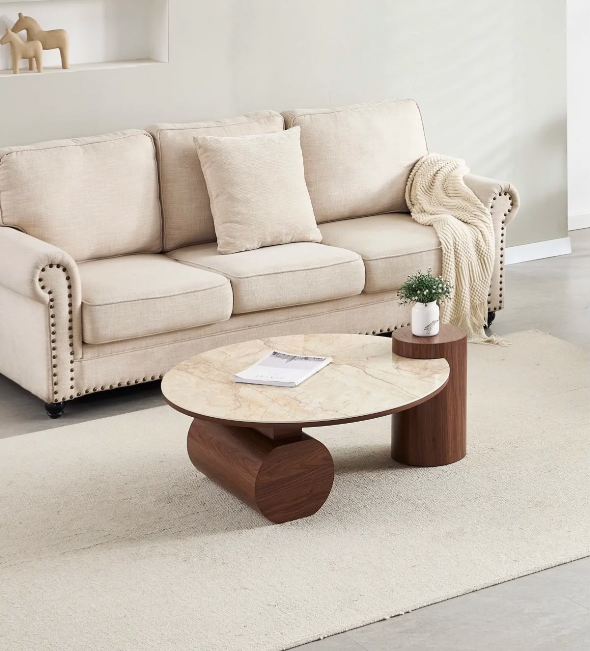 Table basse Rondin