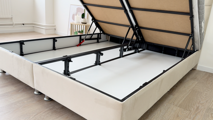 Lit coffre Hugo velours